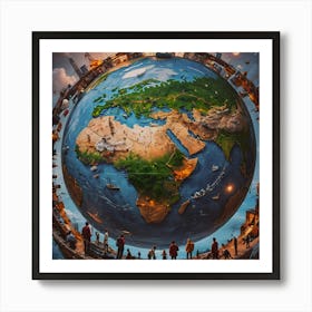 Unite For The World Art Print