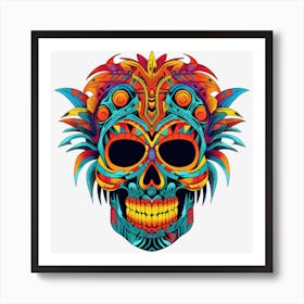 Day Of The Dead Skull 5 Art Print