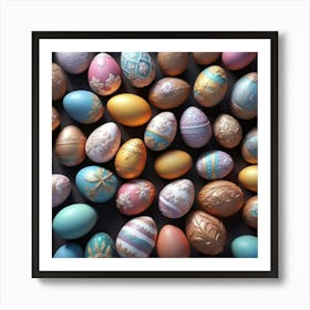Easter Eggs for fun Art Print