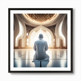 Muslim Man Praying 2 Art Print