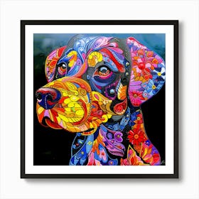 Pups Zen - Doberman Pinscher Art Print