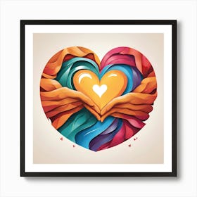 Heart Of Love 3 Art Print