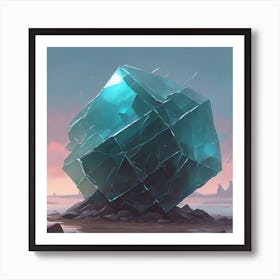 Ice Cube Art Print