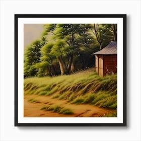 Rural Landscape Art Print