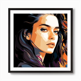 Portrait Of A Woman Art Print