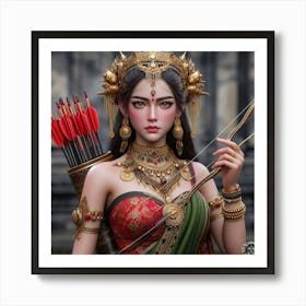 Archer Girl Art Print