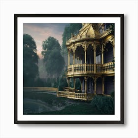 Victorian House 2 Art Print