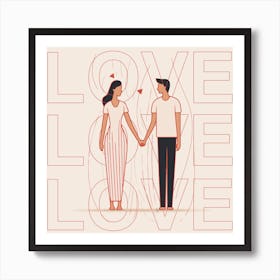 Loving Art Print