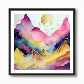 Mountains In The Sky 1 Art Print