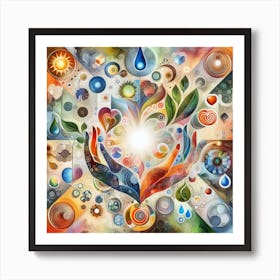 Heart Of Nature Art Print