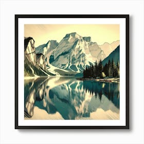 Calm Cascades 7 Art Print