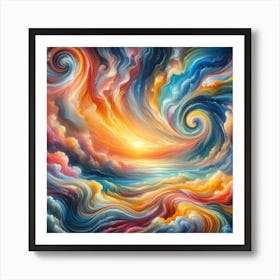 Abstract Painting 130 Art Print