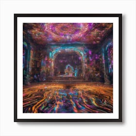 Psychedelic Room 1 Art Print