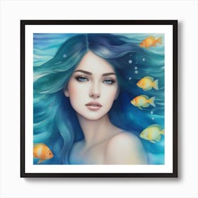 Mermaid 3 Art Print