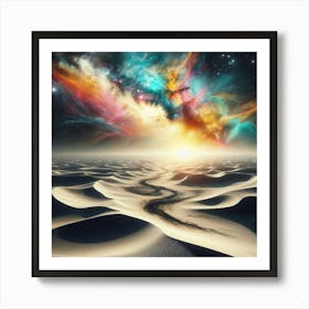 Nebula In Space Art Print