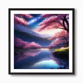 Cherry Blossoms 55 Art Print