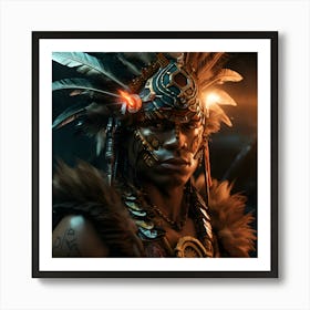 Indian Warrior Art Print