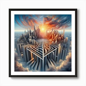 Cityscape Art Print