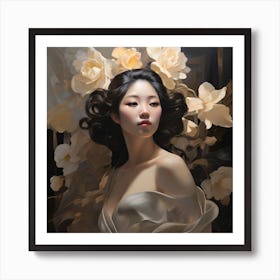 Korean women  Art Print