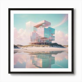 House On The Beach Art Print