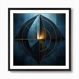 Geometric Abstract Art Art Print