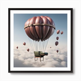Chairs In The Sky Art Print
