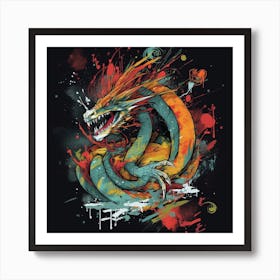 Dragon 2 Art Print