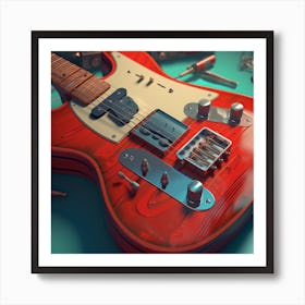 Electric Guitar 1 Art Print