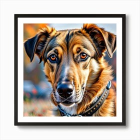 German dog 1 Art Print