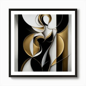 Gilded Enchantress Art Print