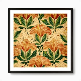 Floral Print wallpaper (1) Art Print