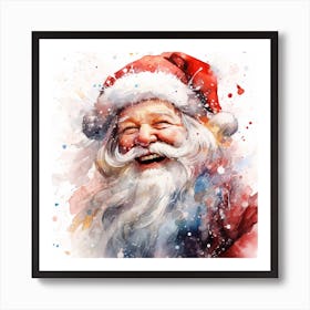 Santa Claus Smiling Art Print