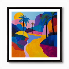 Abstract Travel Collection Martinique 2 Art Print