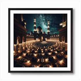 Muslim Prayer Art Print