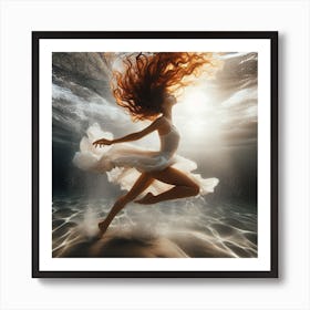 Underwater Dancer Art Print