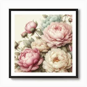 Peonies 9 Poster