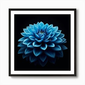 Blue Flower 4 Art Print