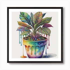 Potted Plant 1 Art Print