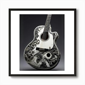 Yin and Yang in Guitar Harmony 12 Art Print