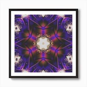 Purple Mandala 4 Art Print