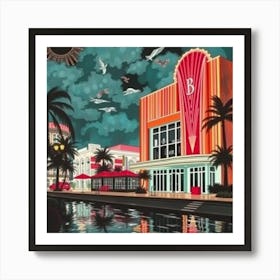 Miami Beach 2 Art Print