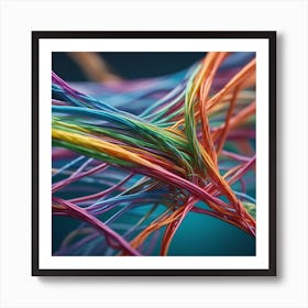 Wires 10 Art Print