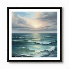 Ocean Waves 2 Art Print