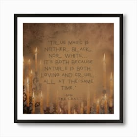 True Magic-The Craft Art Print