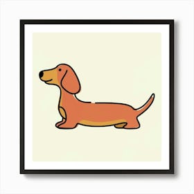 Dachshund 3 Art Print