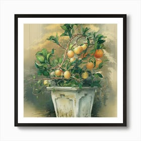 Tangerine Tree Art Print