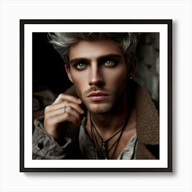 Portrait Of A Young Man Art Print