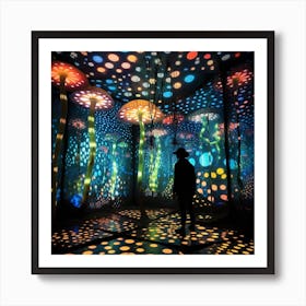 Mushroom Forest Art Print