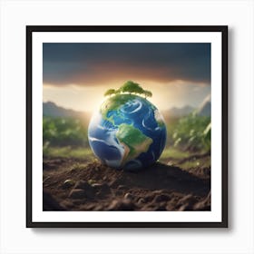 Earth Stock Videos & Royalty-Free Footage Art Print