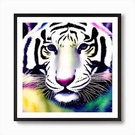 White Tiger 1 Art Print